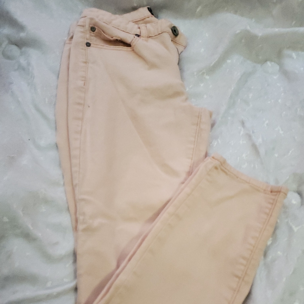 Peach jeans